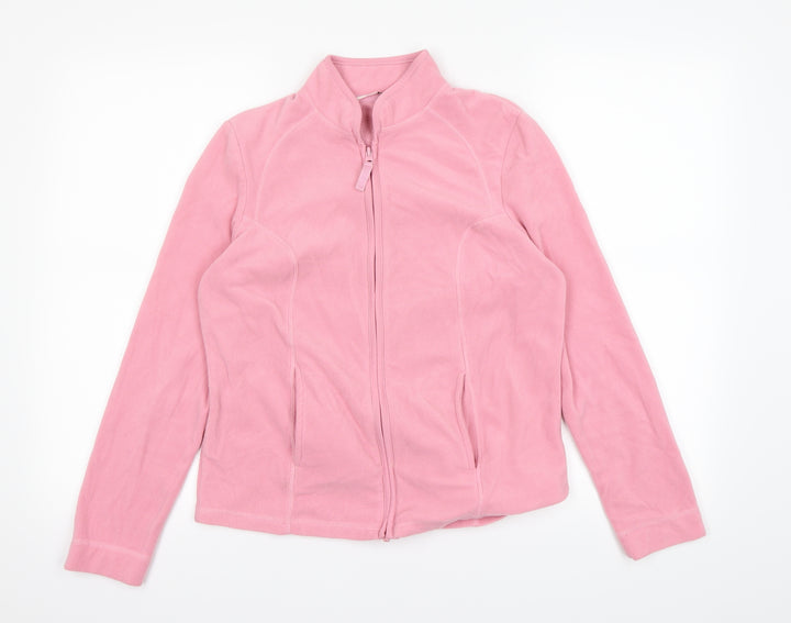Sainsburys Womens Pink Henley Jumper Size 10