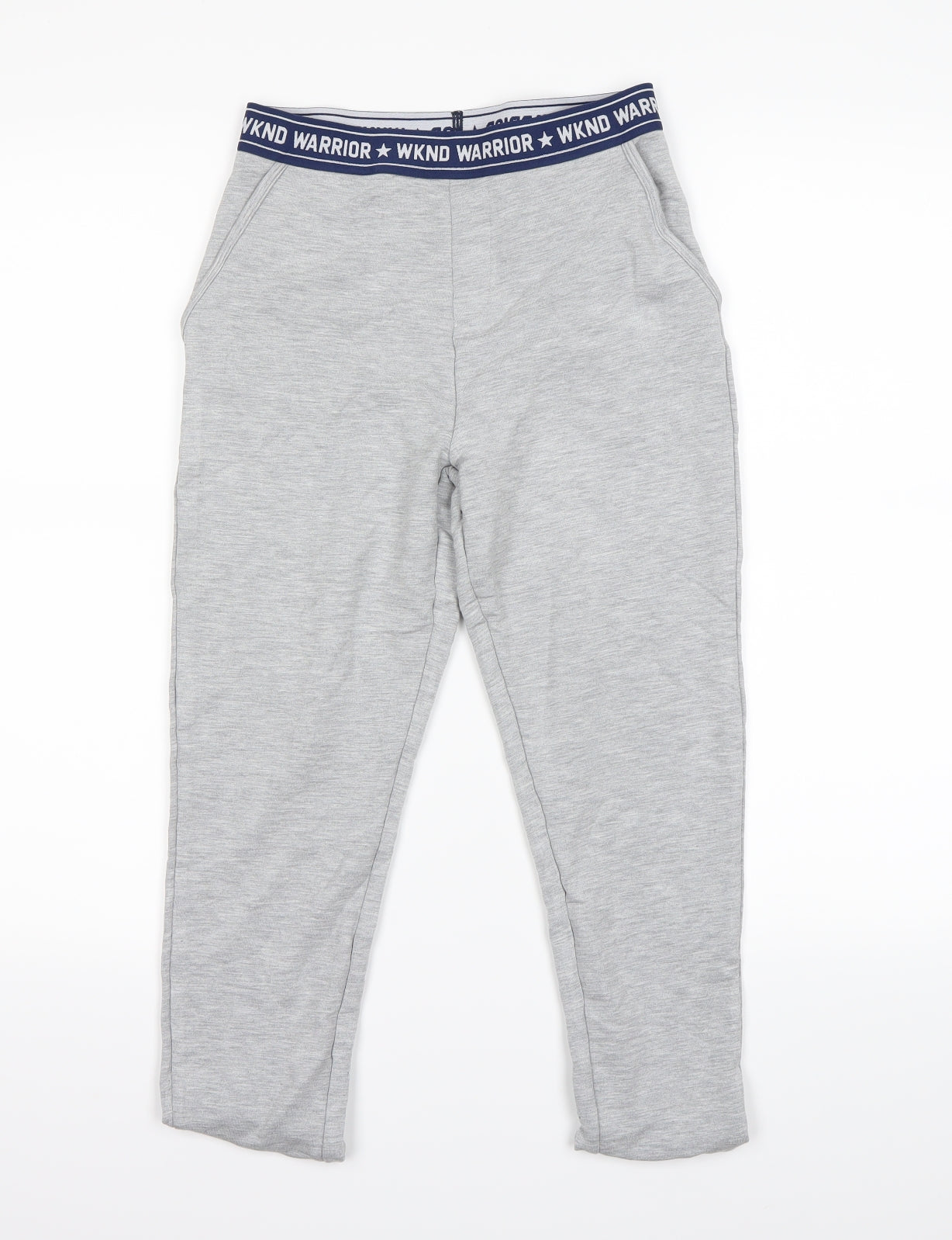 M&S  Girls Grey   Jogger Trousers Size 9-10 Years