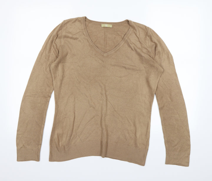 Sainsburys Womens Beige   Pullover Jumper Size 12