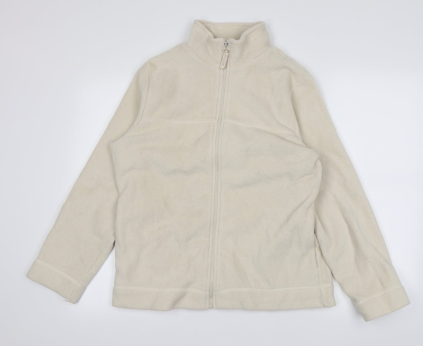 Active Girls Yellow   Full Zip Jumper Size 14-15 Years