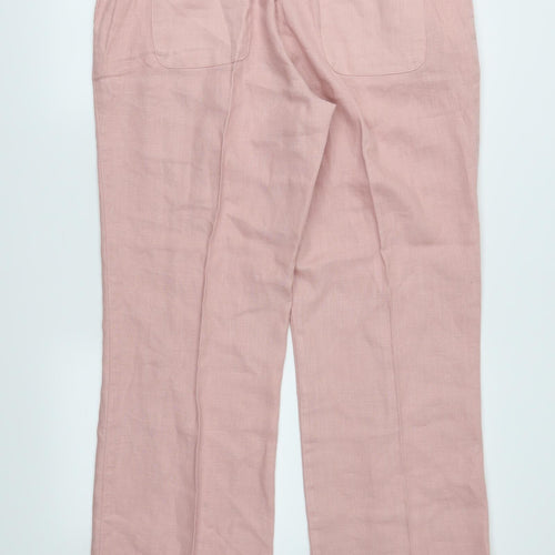Per Una Womens Pink   Trousers  Size 16 L30 in