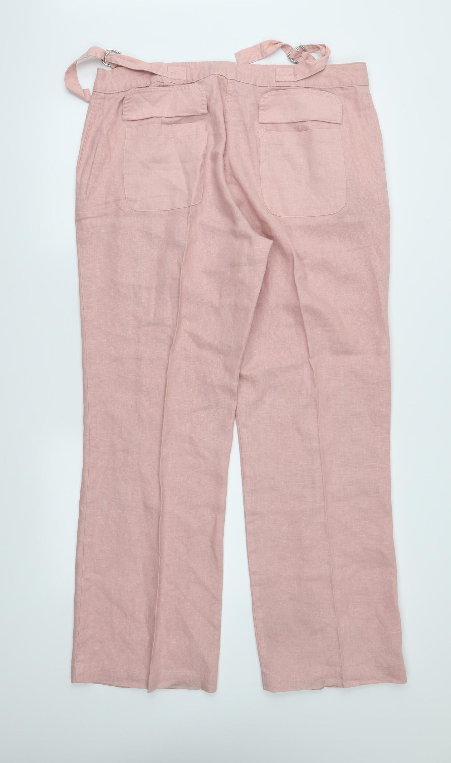 Per Una Womens Pink   Trousers  Size 16 L30 in