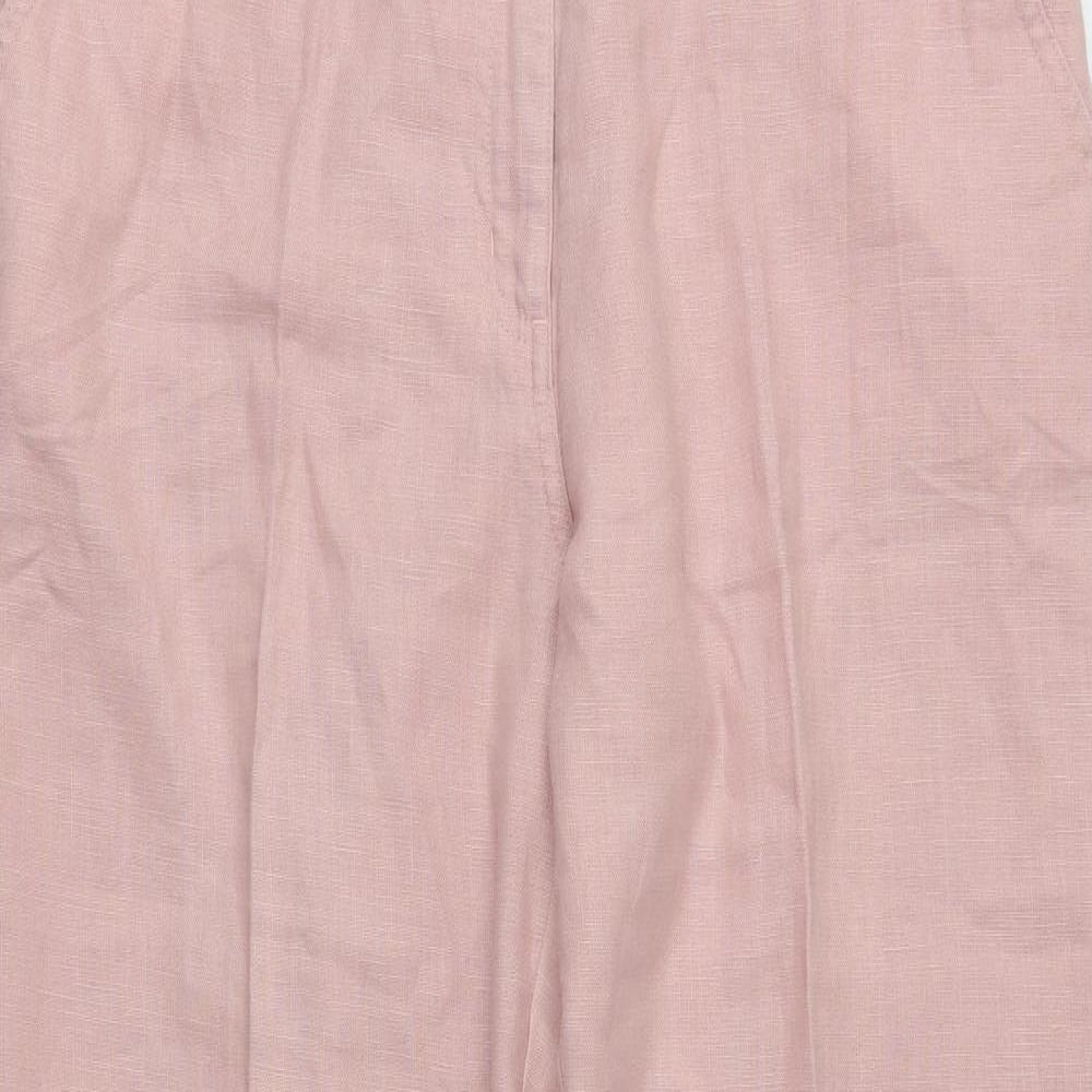 Per Una Womens Pink   Trousers  Size 16 L30 in