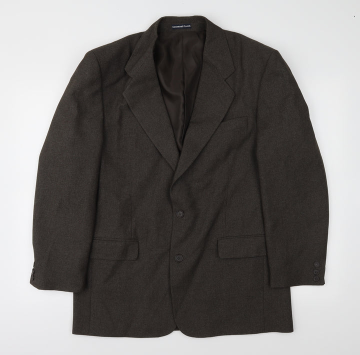 Greenwoods Mens Brown   Jacket Suit Jacket Size 40