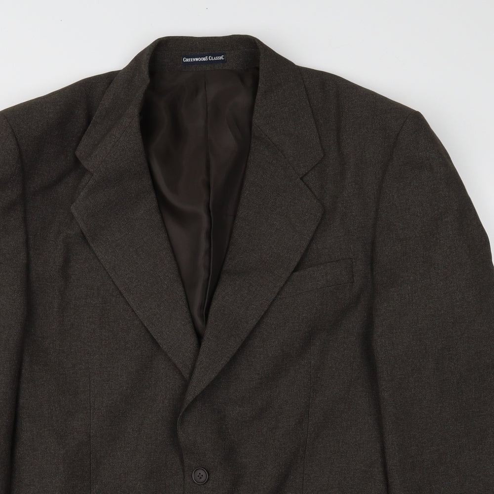 Greenwoods Mens Brown   Jacket Suit Jacket Size 40