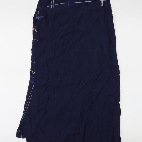 NEXT Womens Blue Geometric  Tunic Blouse Size 12