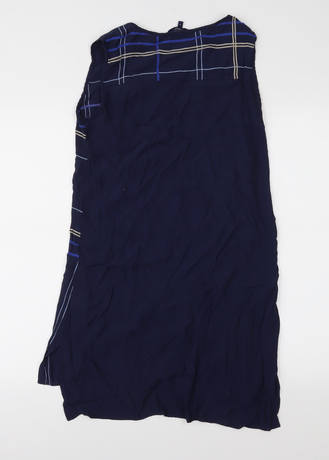 NEXT Womens Blue Geometric  Tunic Blouse Size 12