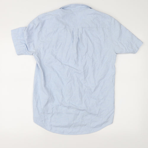 River Island Mens Blue    Button-Up Size M