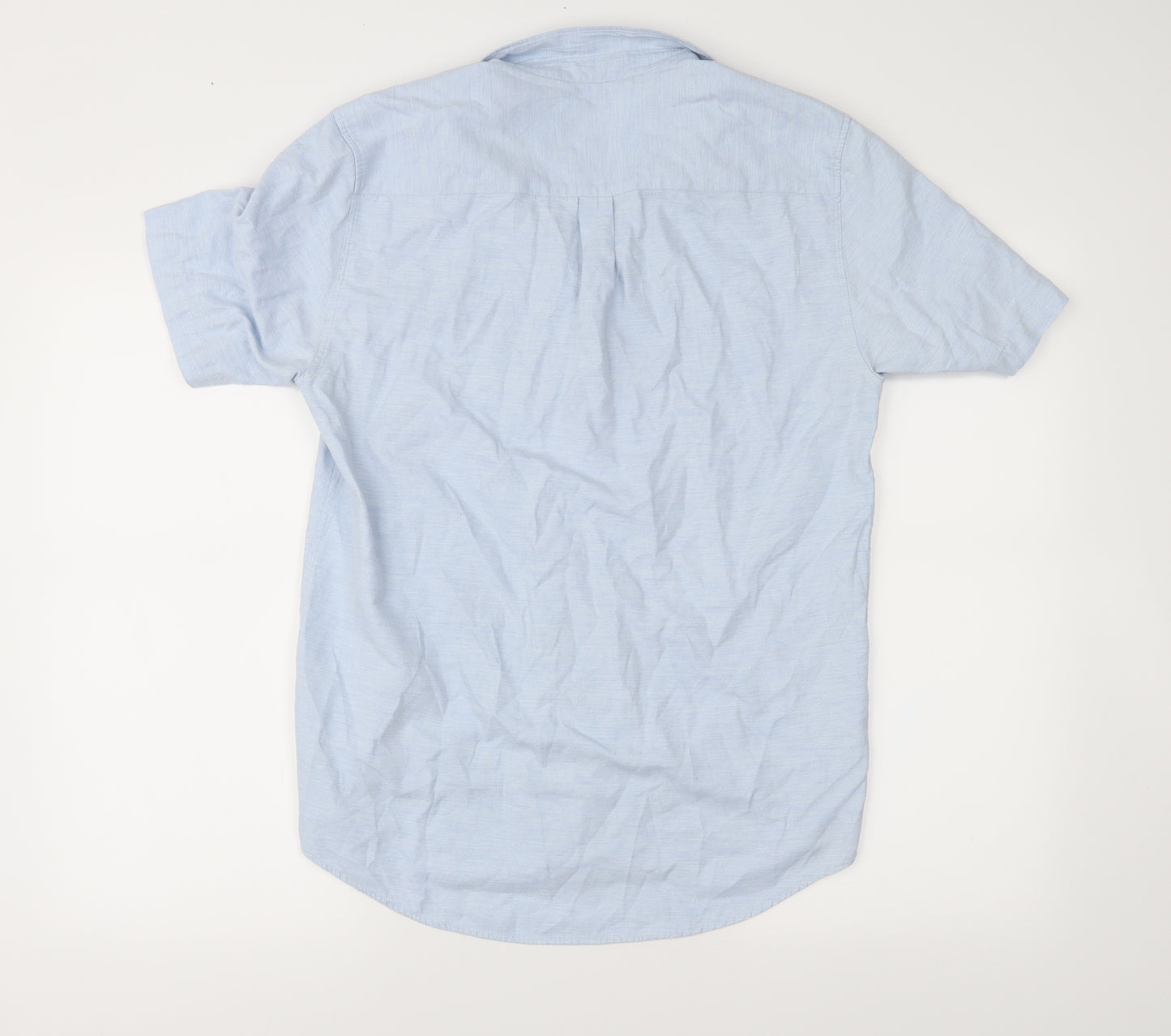 River Island Mens Blue    Button-Up Size M