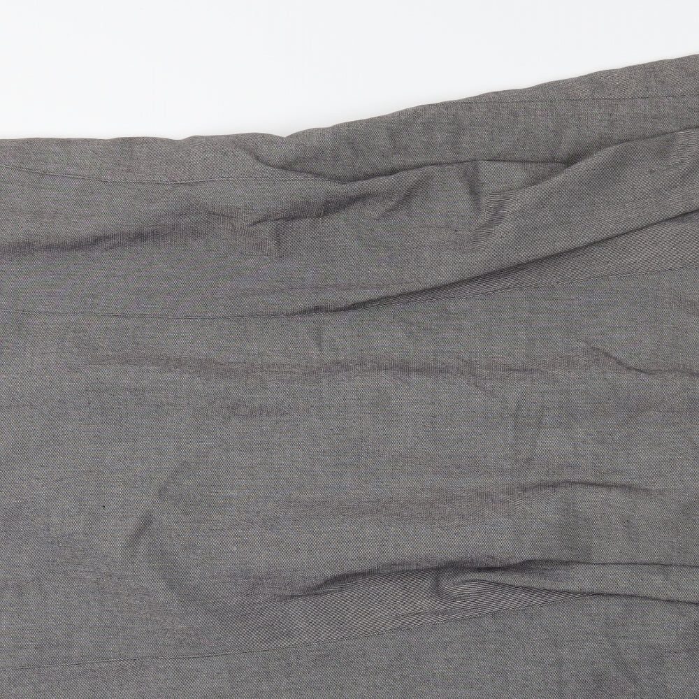 Preworn Womens Grey   Flare Skirt Size 48 in