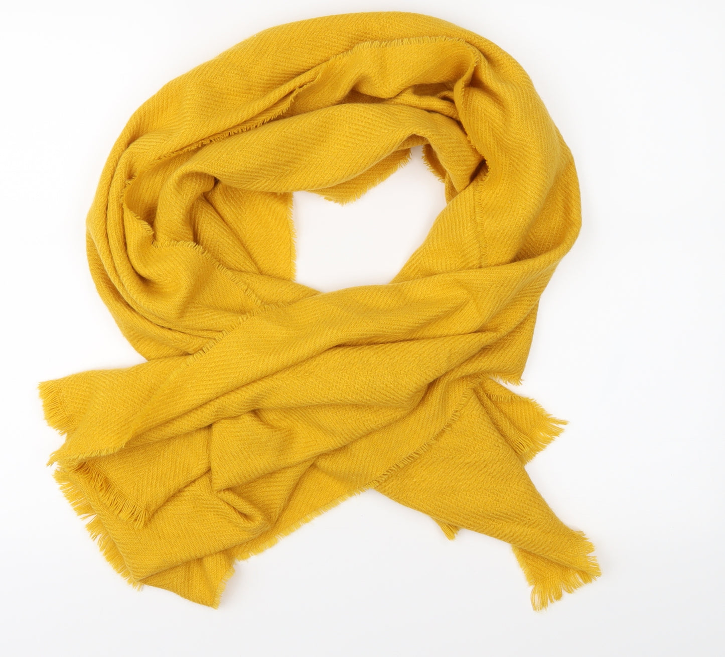 Preworn Womens Yellow    Shawl/Wrap