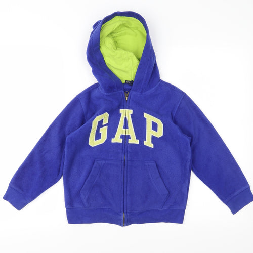 Gap Boys Blue  Fleece Full Zip Hoodie Size 6-7 Years