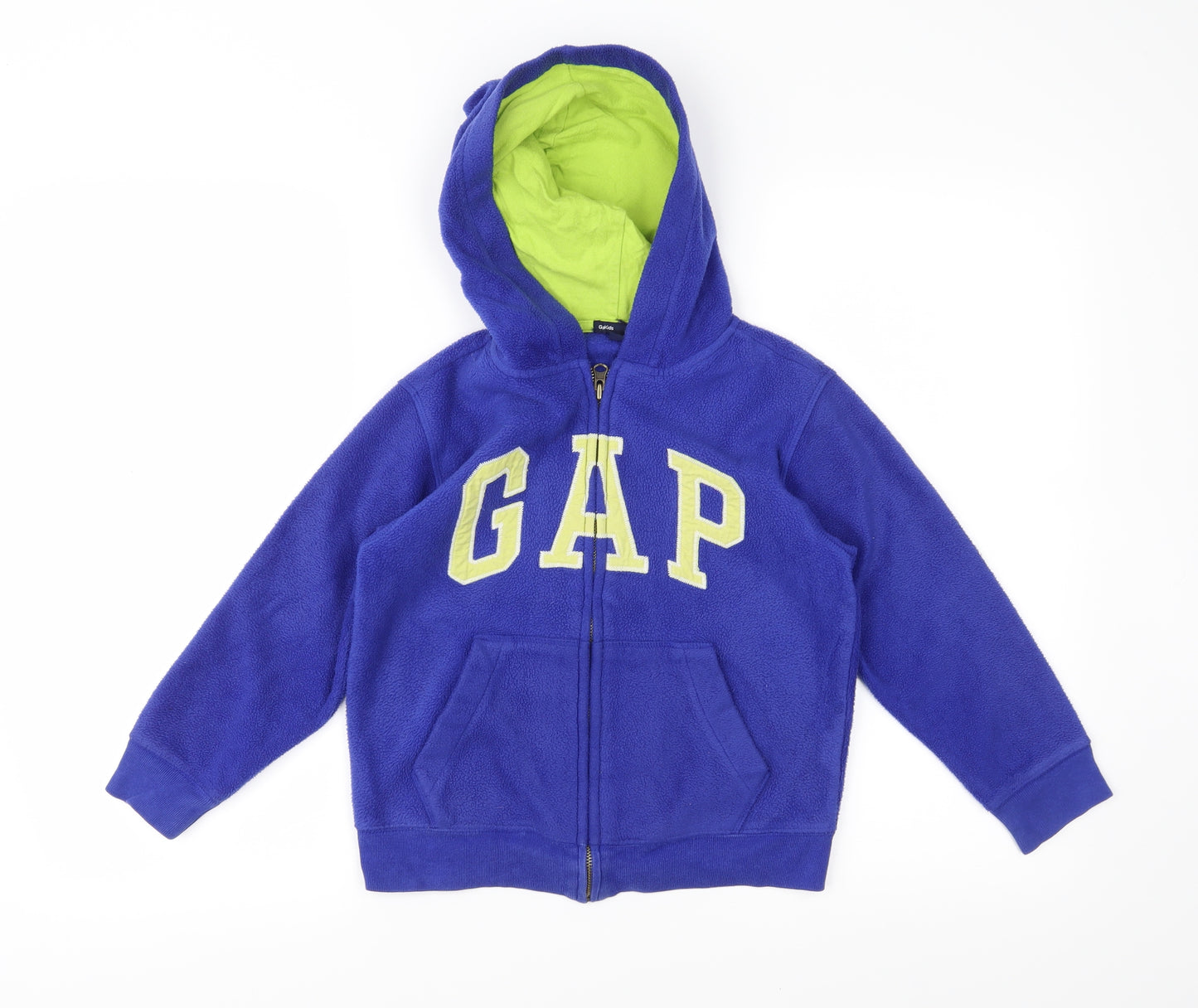 Gap Boys Blue  Fleece Full Zip Hoodie Size 6-7 Years
