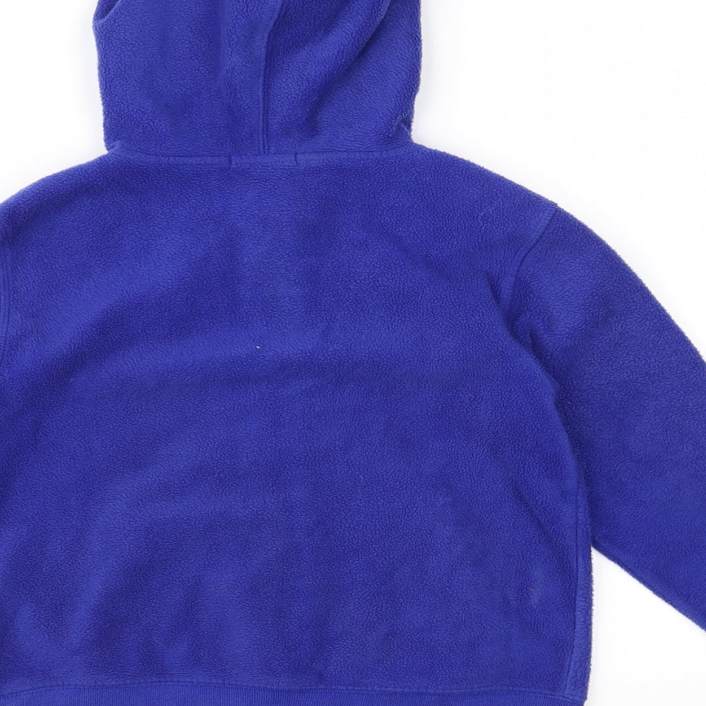 Gap Boys Blue  Fleece Full Zip Hoodie Size 6-7 Years