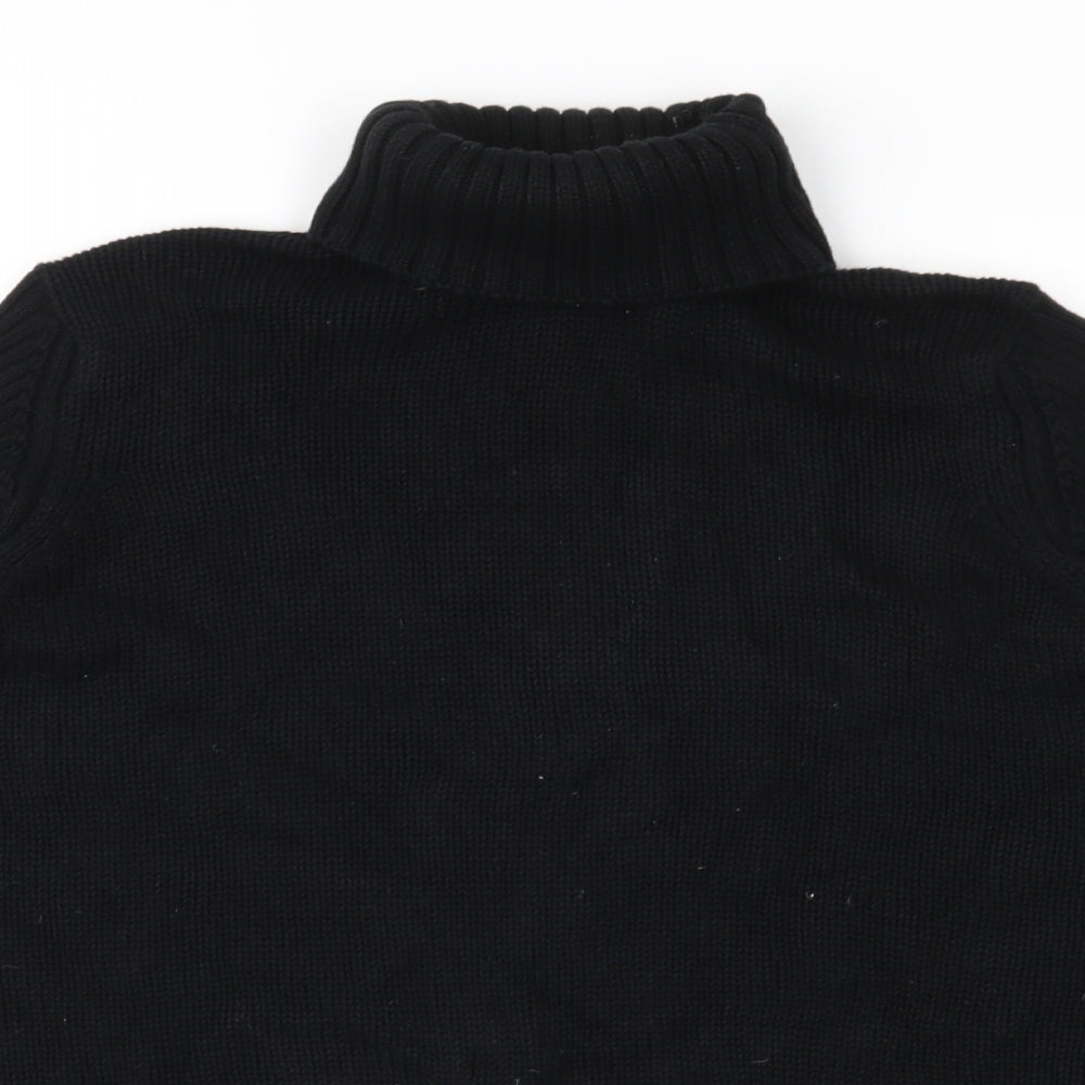 Jonelle Womens Black  Knit Pullover Jumper Size 16