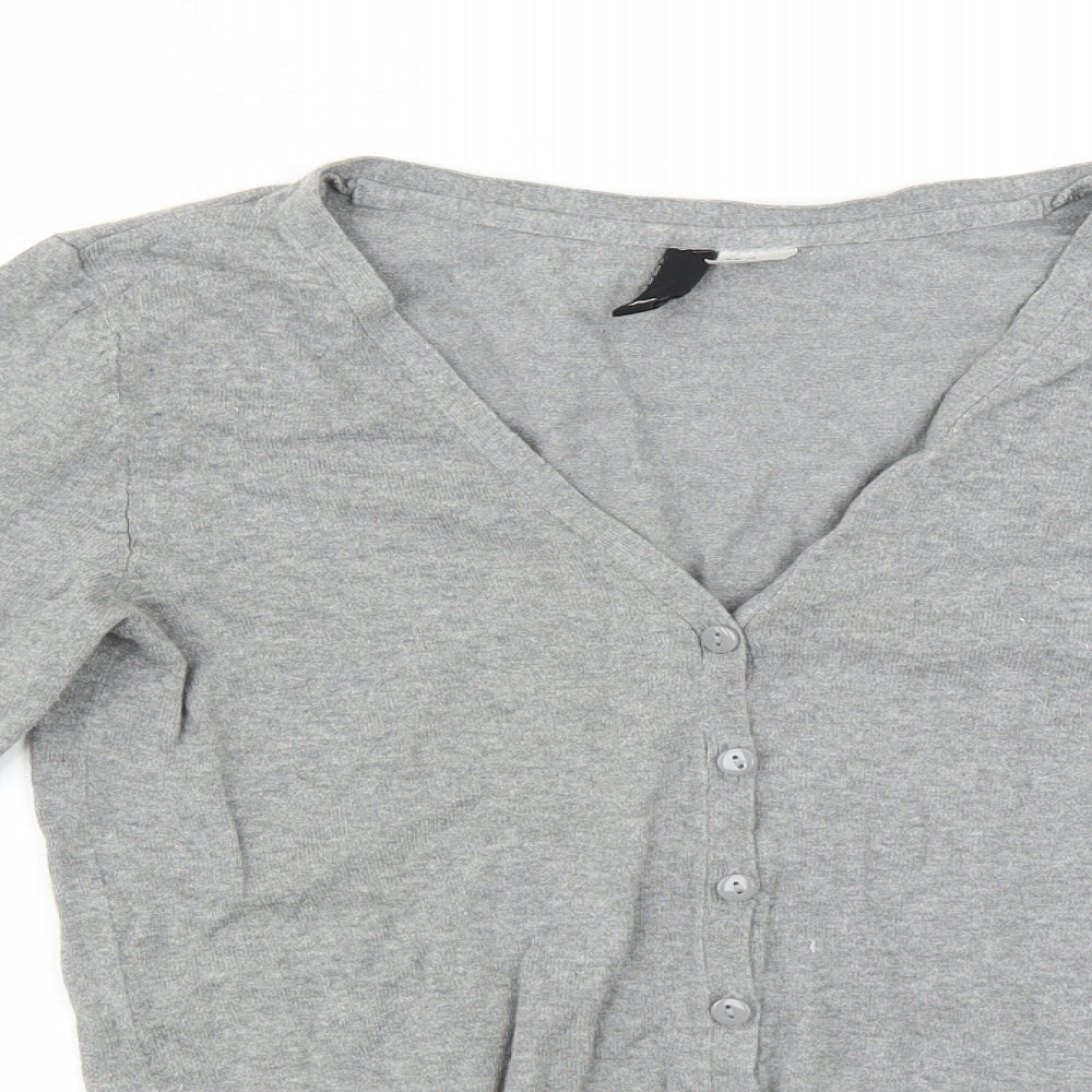 Divided by H&M Womens Grey   Cardigan Jumper Size 10