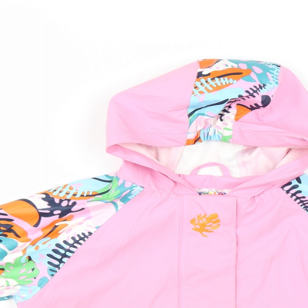 Lupilu Girls Pink   Rain Coat Jacket Size 2-3 Years
