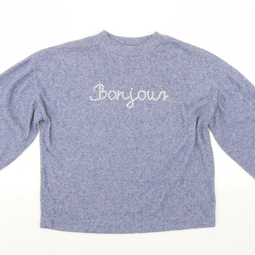 F&F Womens Blue   Pullover Jumper Size 12  - Bonjour