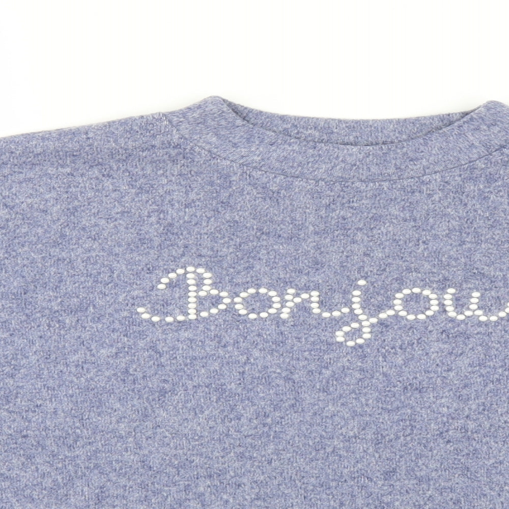 F&F Womens Blue   Pullover Jumper Size 12  - Bonjour