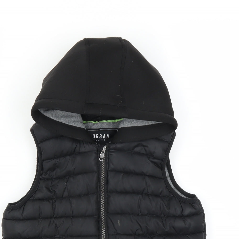 Urban Boys Boys Black   Gilet Waistcoat Size 5 Years