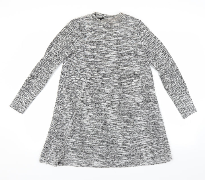 River Island Womens Grey   Jumper Dress  Size 8