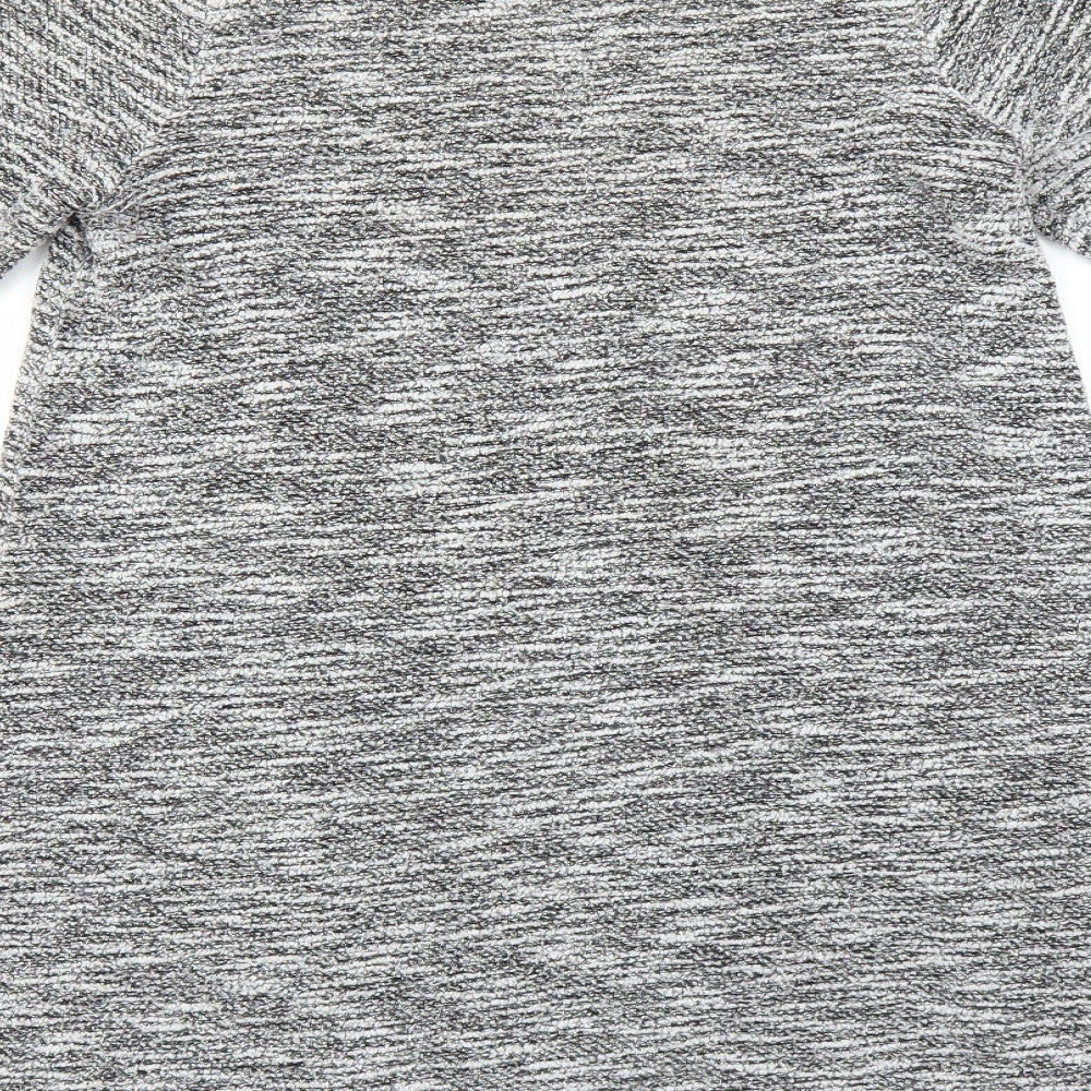River Island Womens Grey   Jumper Dress  Size 8