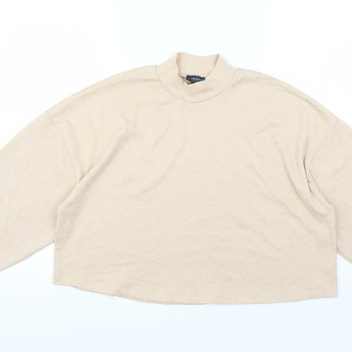 Primark Womens Beige   Pullover Jumper Size S  - CROPPED