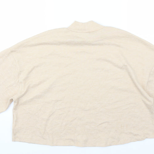 Primark Womens Beige   Pullover Jumper Size S  - CROPPED