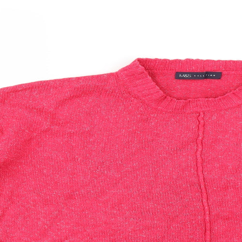 Marks and Spencer Womens Pink   Pullover Jumper Size M