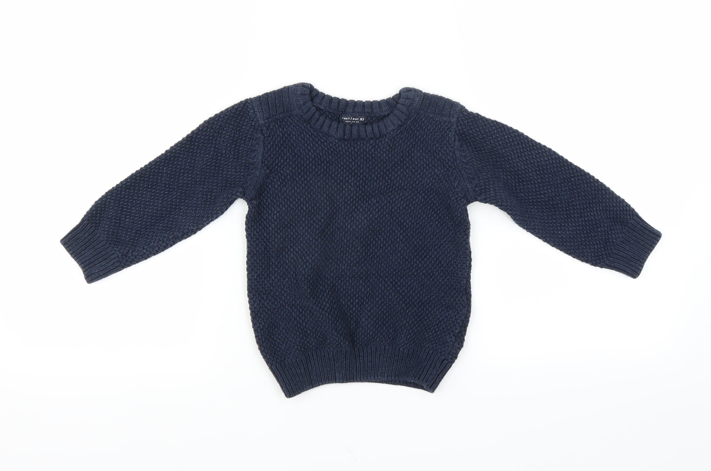 NEXT Boys Blue   Pullover Jumper Size 2-3 Years