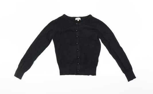 Indigo Girls Black   Cardigan Jumper Size 11-12 Years