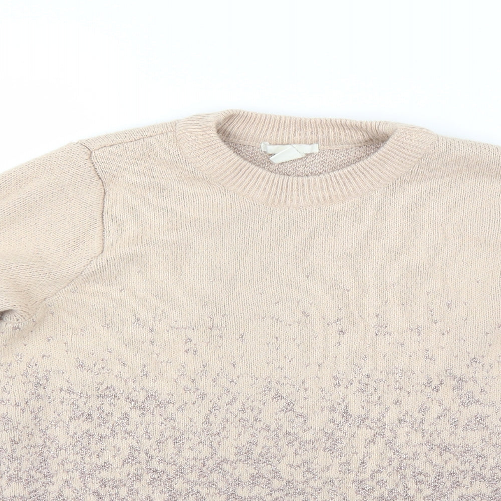 H&M Womens Pink   Pullover Jumper Size S
