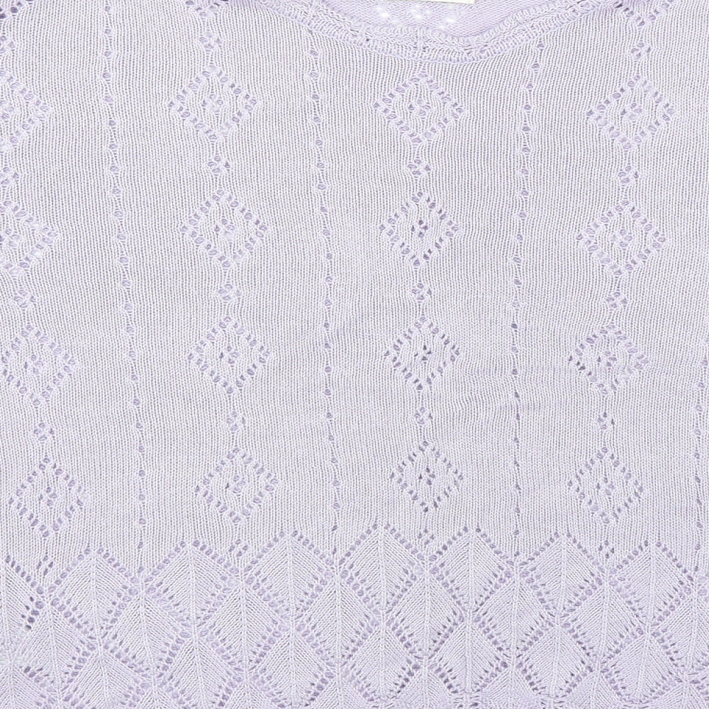 Marks and Spencer Womens Purple   Pullover Jumper Size 14