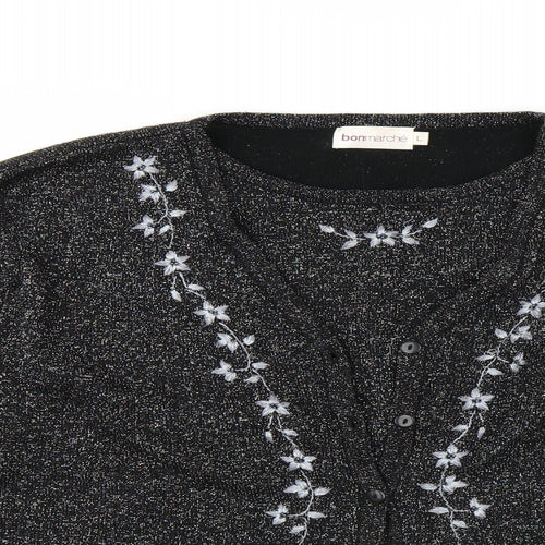 Le Bon Marché Womens Black   Pullover Jumper Size L