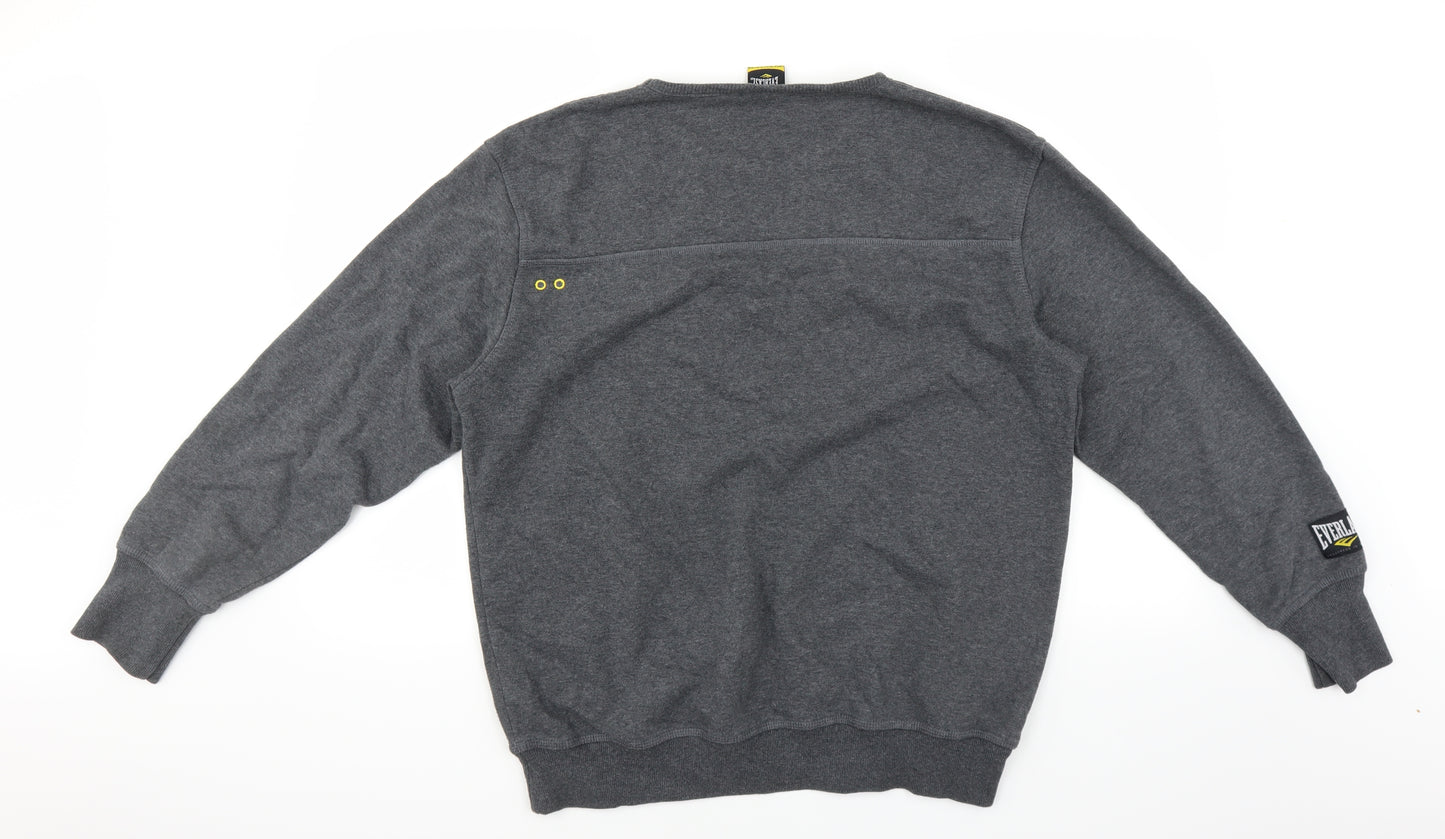 Everlast Mens Grey   Pullover Sweatshirt Size L