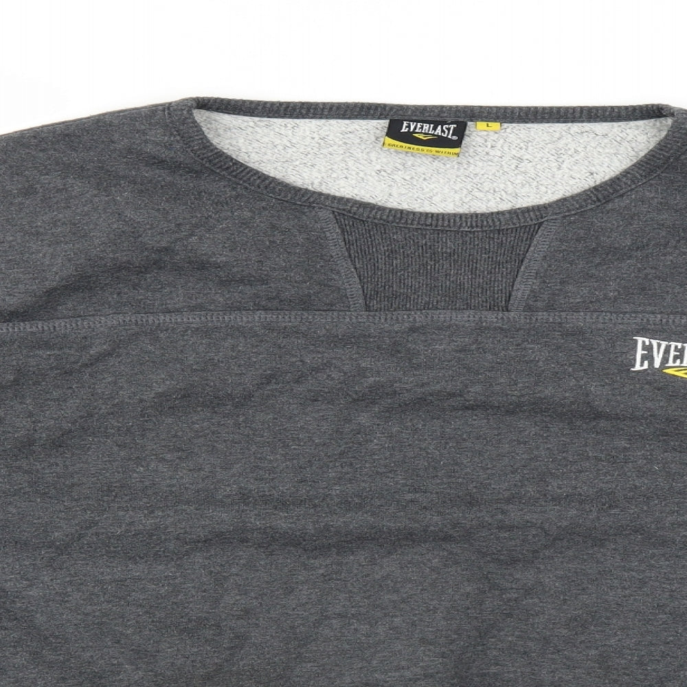 Everlast Mens Grey   Pullover Sweatshirt Size L
