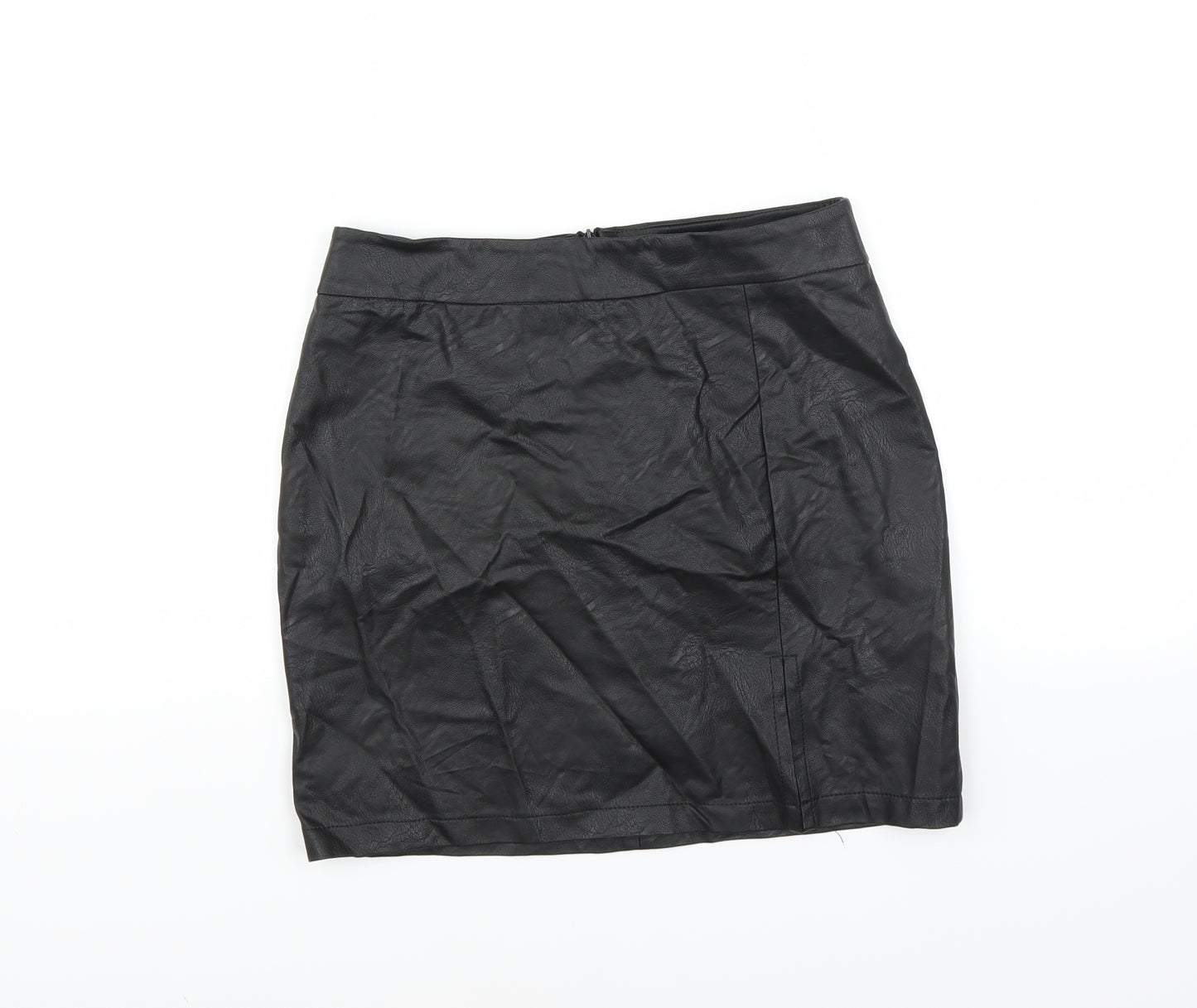 Preworn Womens Black   Mini Skirt Size 10