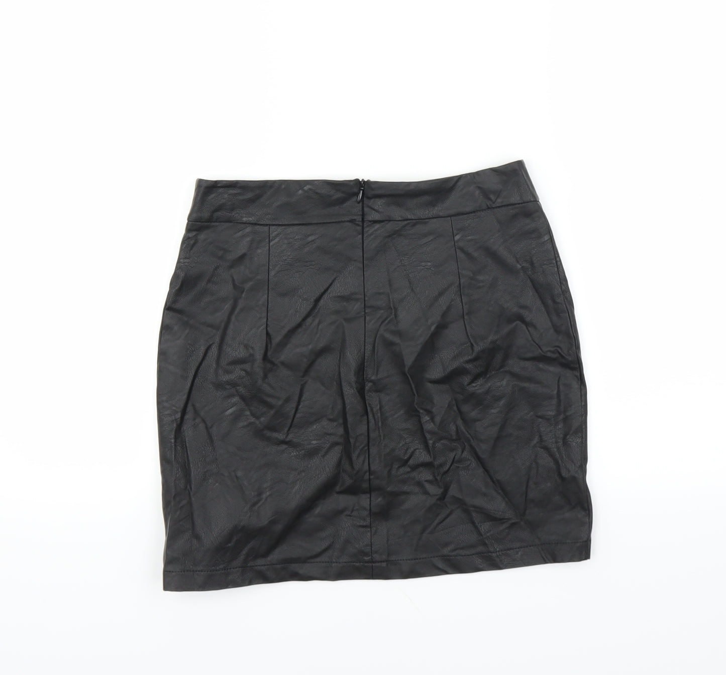 Preworn Womens Black   Mini Skirt Size 10