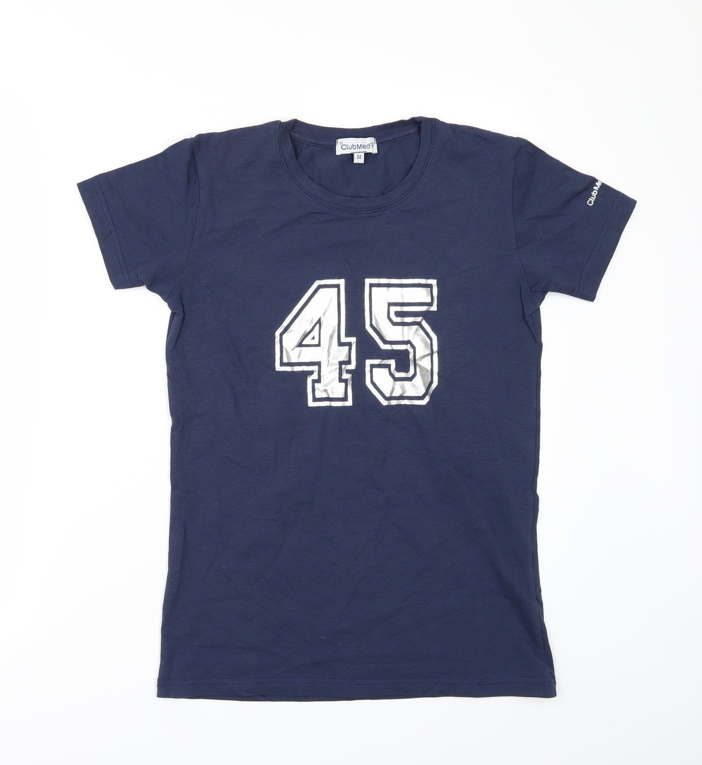 CLUBMEB Womens Blue   Basic T-Shirt Size M  - marrakech