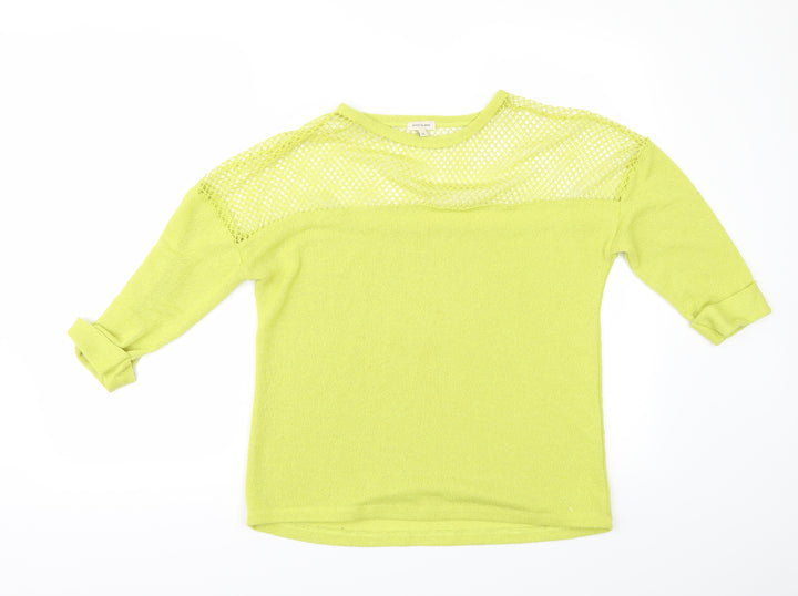 River Island Womens Green Pullover Jumper Size 12