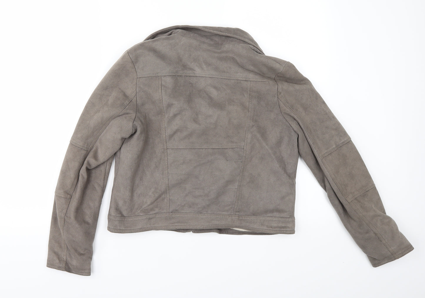 River Island Girls Beige   Jacket  Size 12 Years  - Suede Effect