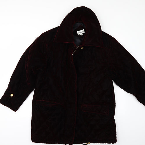 Rossetti Womens Red  Velour Jacket  Size 14