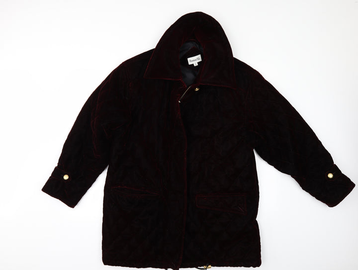 Rossetti Womens Red Velour Jacket Size 14