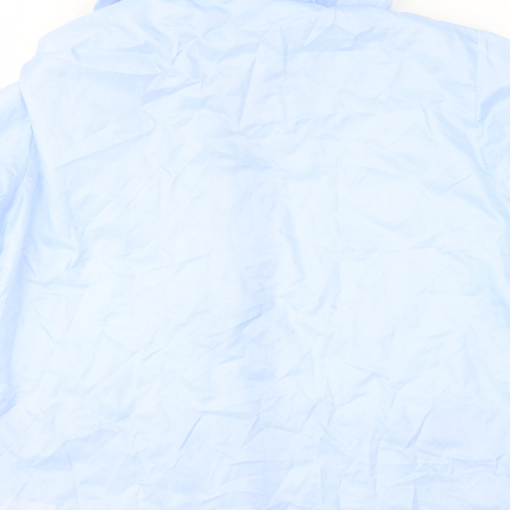 Boohoo Womens Blue   Windbreaker Jacket Size S