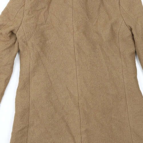 Divided by H&M Womens Beige   Overcoat Coat Size 8