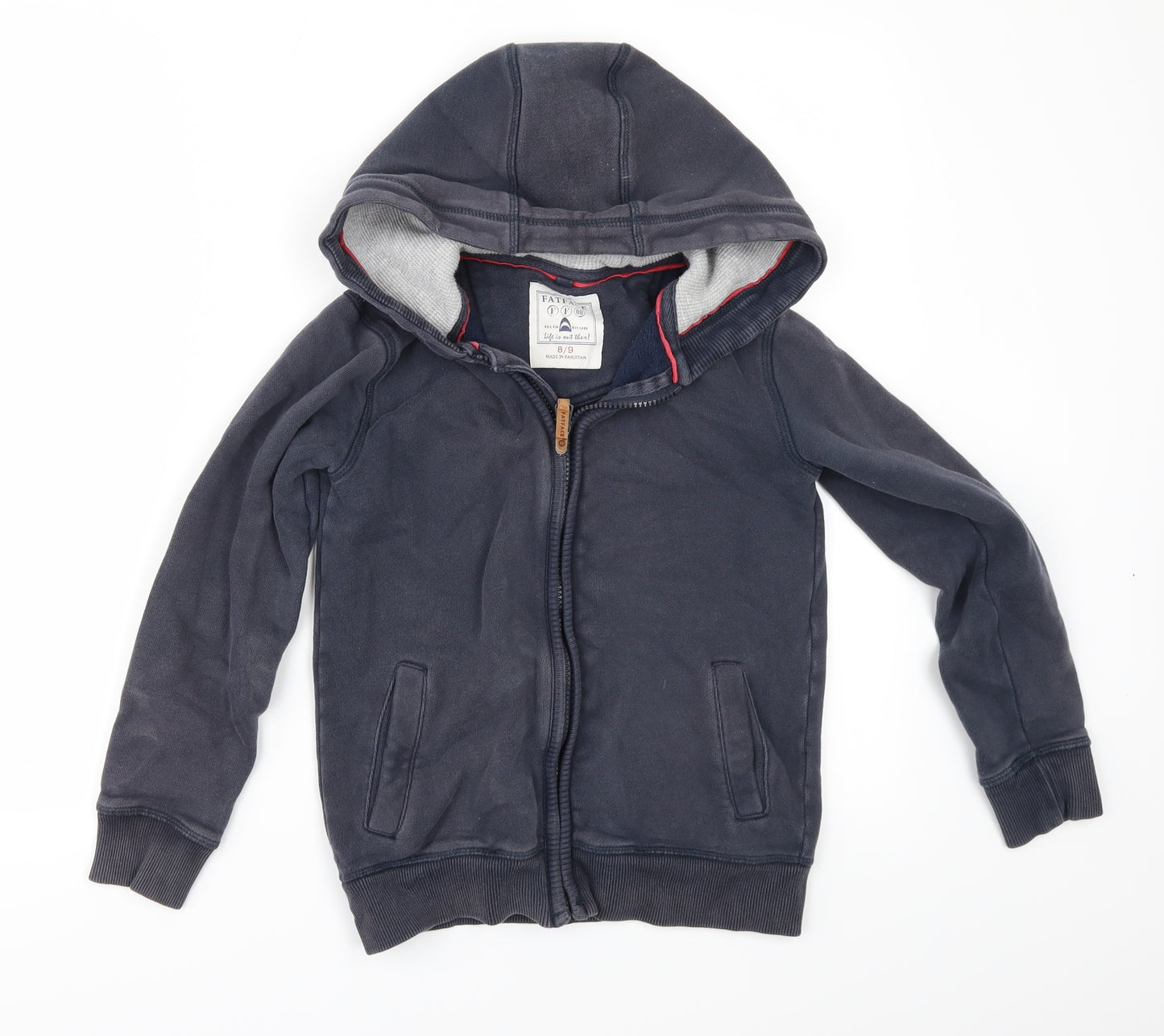 Fat Face Boys Blue   Full Zip Hoodie Size 8-9 Years