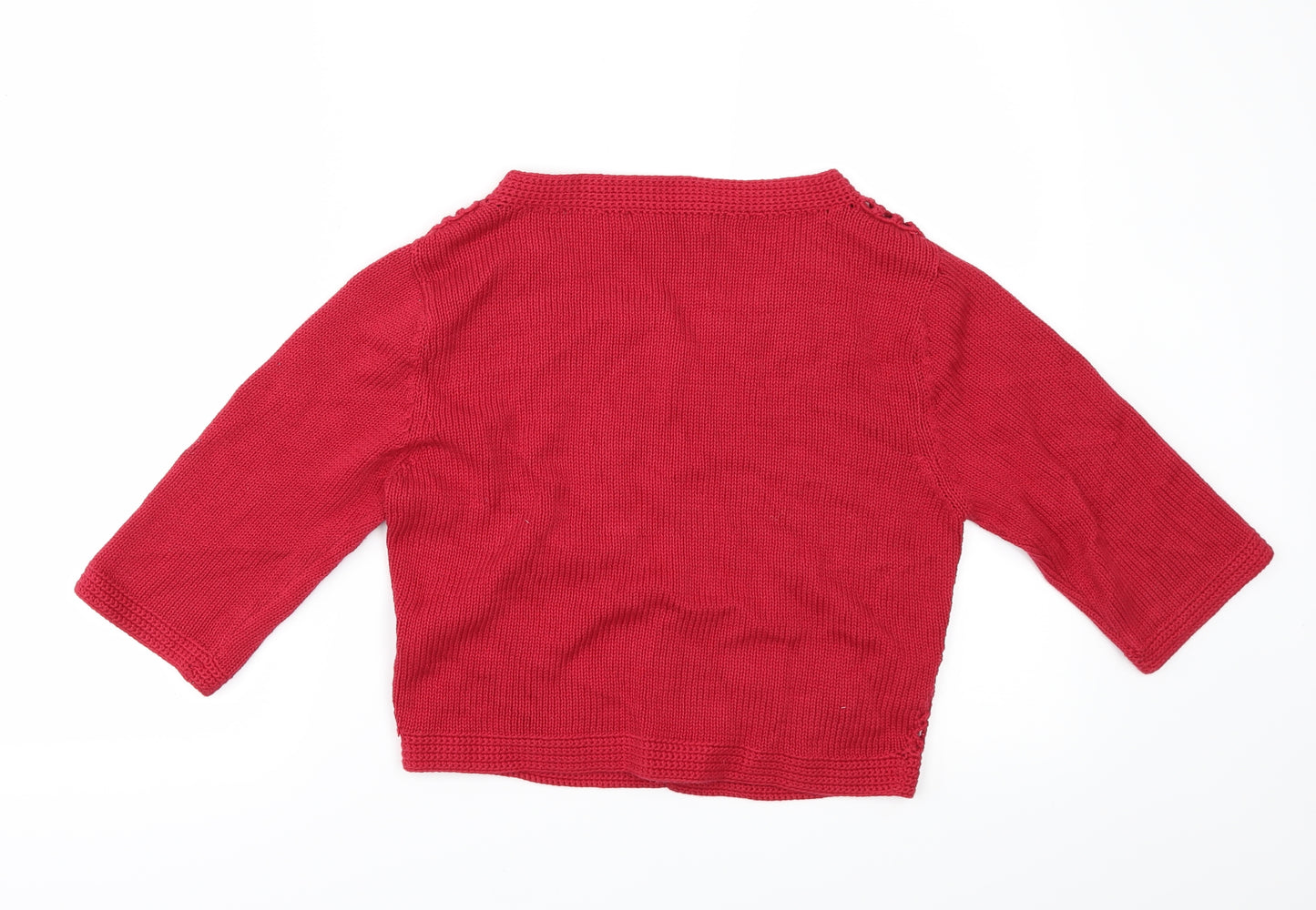 mandolin Womens Red   Shrug Jumper Size 10