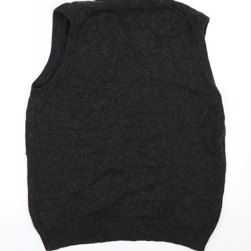 Marks and Spencer Mens Black   Vest Jumper Size S