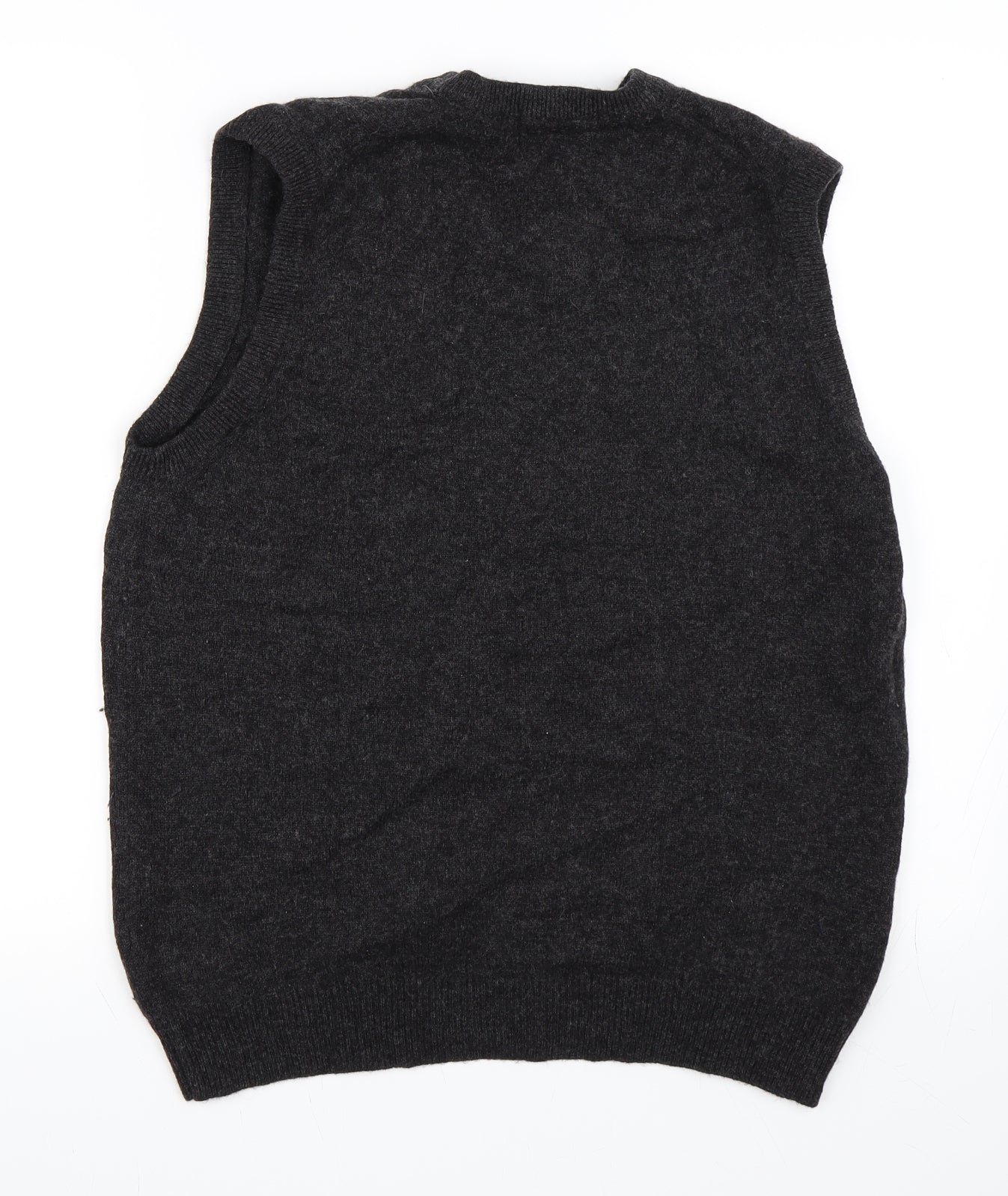 Marks and Spencer Mens Black   Vest Jumper Size S