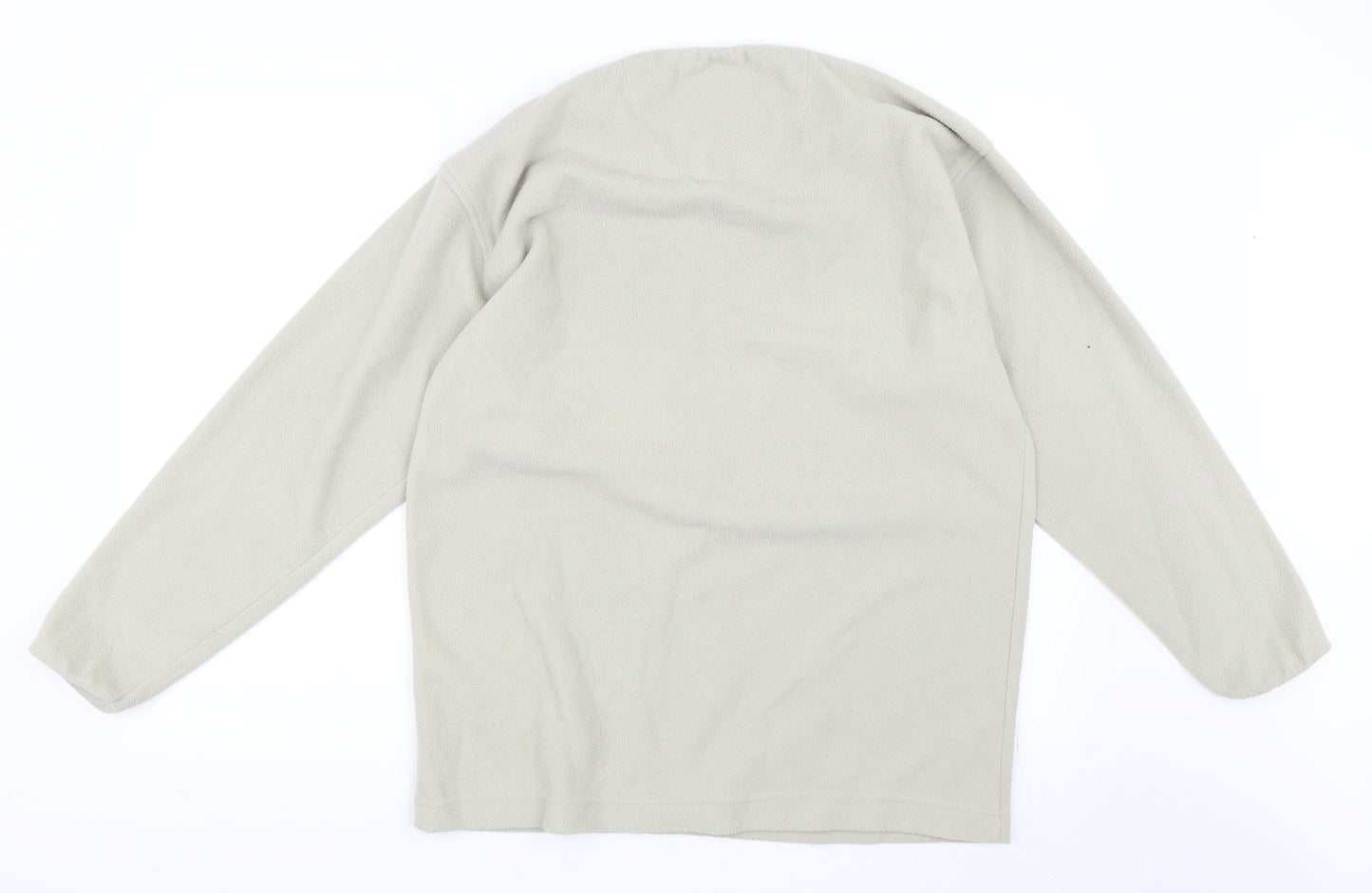 Box Office Womens Beige   Pullover Sweatshirt Size M  - Fleece